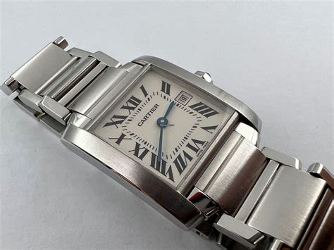 Cartier Tank Française 2465 Stainless s